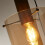 Searchlight Searchlight Sweden 3 Light Multi,Drop Pendant Mocha, Amber Glass 3