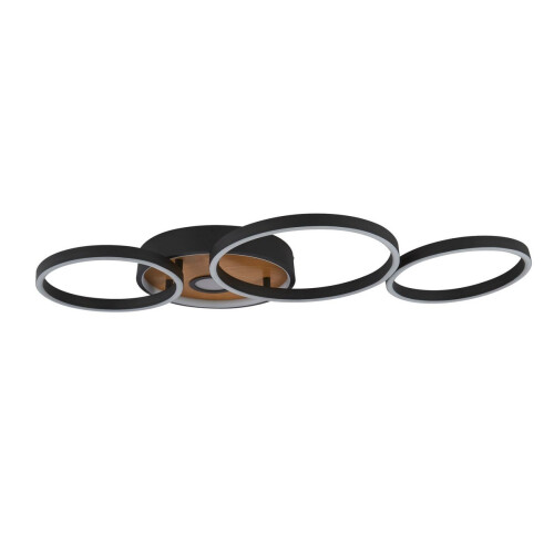Searchlight Searchlight Curio Flush Black, Wood 1