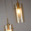 Searchlight Searchlight Duo III 3 Light Multi,Drop Bronze, Champagne Glass 3