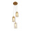 Searchlight Searchlight Duo III 3 Light Multi,Drop Bronze, Champagne Glass 1