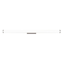 Applique Contemporanea Verità Acciaio Cromo Alluminio Bianco Led 17,86W 3000K