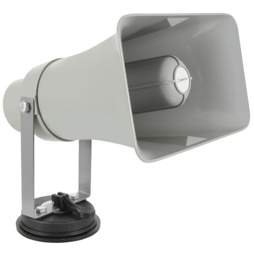 Adastra | Vehicle Megaphone with USB/SD Player, Record & Playback Function (25W max) | Built-in 120 Second Speech Loop