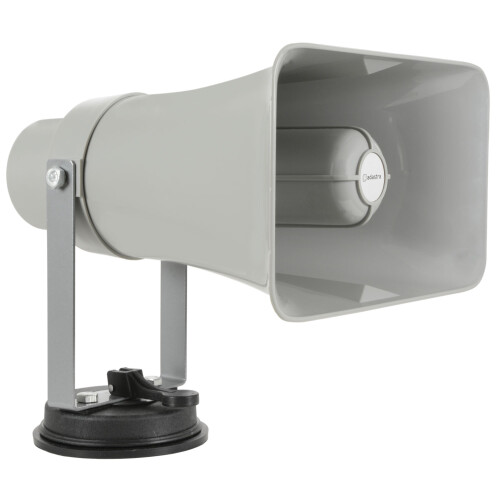 Adastra | Vehicle Megaphone with USB/SD Player, Record & Playback Function (25W max) | Built-in 120 Second Speech Loop 1