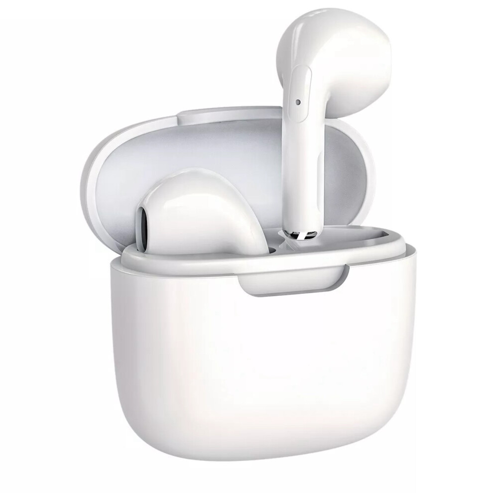 (WHITE) Bluetooth Earphones TWS Wireless Headphones