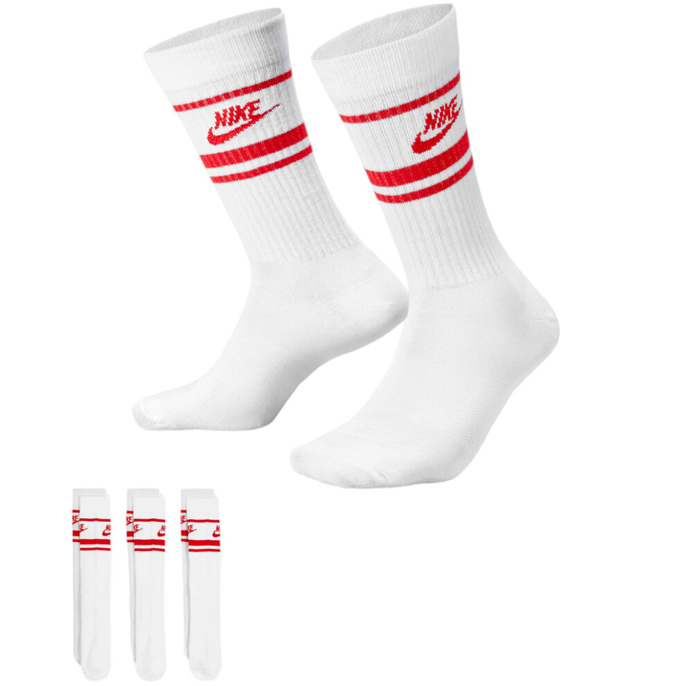 Nike (M, 102) Sportswear Dri-Fit Everyday Essential Crew Socks (3 Pairs) Not,Specified