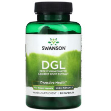 Swanson, DGL, hög potens, 700 mg, 90 kapslar