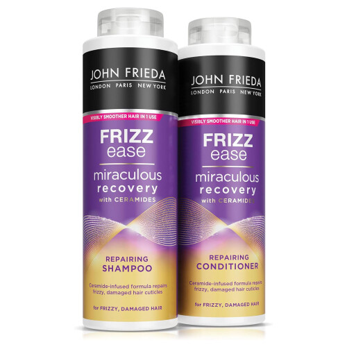 John Frieda Frizz Ease Miraculous Recovery Hair Shampoo & Conditioner Duo, 500ml