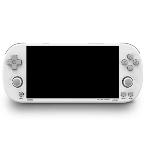 (White) Trimui Smart Pro Retro Handheld Game Console 4.96-inch IPS Screen