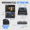 (Crystal Black) Miyoo Mini Plus Retro Portable Handheld Game Console 3.5-inch IPS Screen 5