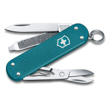 Sveitsiläinen linkkuveitsi - Victorinox - Classic Alox Wild Jungle - 5 toimintoa - 58 mm - Anodisoitu alumiini