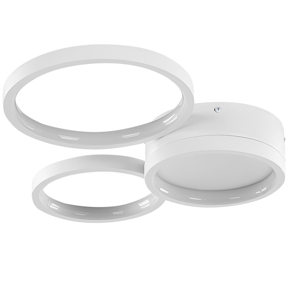 LED Ceiling Lamp AGNAT Metal White