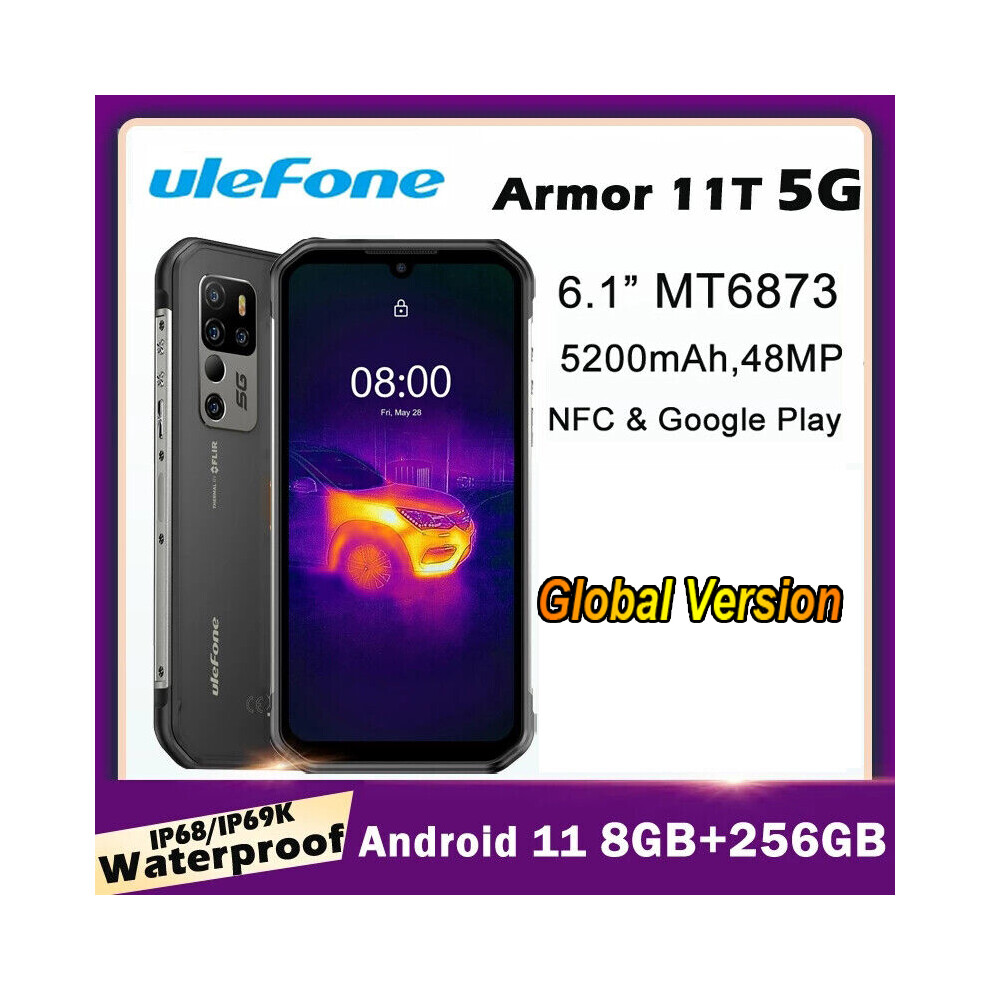 Ulefone Power Armor 11T 8+256GB 5G Rugged Global Phone Thermal Imaging Camera