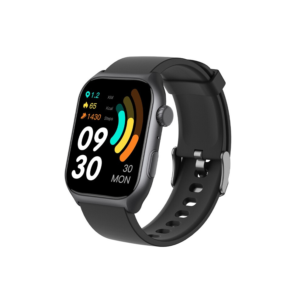 Chronus Smart Watch Fitness Tracker Heart Rate/Sleep Monitor/Pedometer/Calorie Multiple Sports Modes - Black 6976919899766