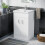 Nanuya 500mm Floorstanding Vanity Basin Unit White 1