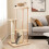 Casart Wood Cat Tree Multi-level Cat Tower Activity Center Sisal ScratchBoard 3