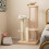 Casart Wood Cat Tree Multi-level Cat Tower Activity Center Sisal ScratchBoard 5