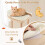 Casart Wood Cat Tree Multi-level Cat Tower Activity Center Sisal ScratchBoard 9