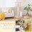 Casart 126cm Tall Solid Wood Cat Tree Home 4-Tier Cat Tower w/Beech Post 9