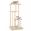 Casart 126cm Tall Solid Wood Cat Tree Home 4-Tier Cat Tower w/Beech Post 1