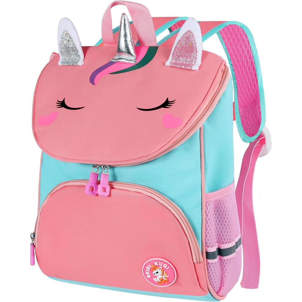 Gogerstar (Sky ) School Bag For Girls, Kids Backpack With Chest Strap Children's Backpack Toddlers Rucksack Kindergarten Preschool Bookbag Blue