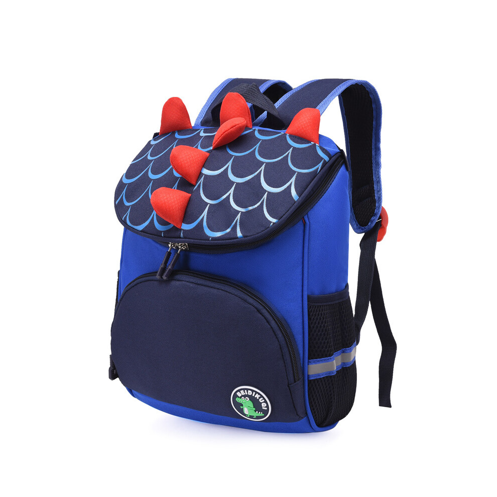 Gogerstar (Dark ) School Bag For Girls, Kids Backpack With Chest Strap Children's Backpack Toddlers Rucksack Kindergarten Preschool Bookbag Blue