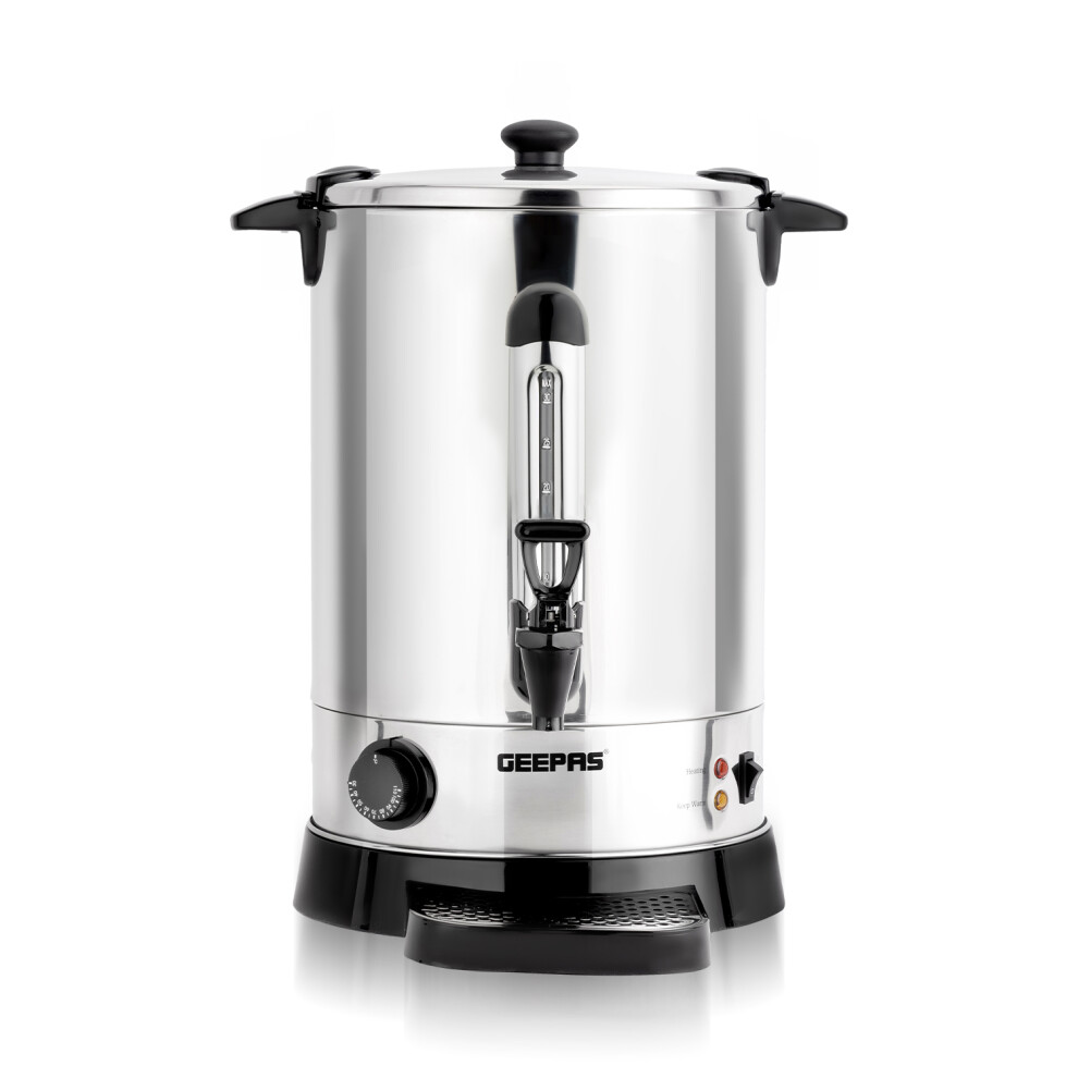 Geepas 6.8L Electric Catering Urn 950W Instant Hot Water Boiler Dispenser Tea Urn Kettle