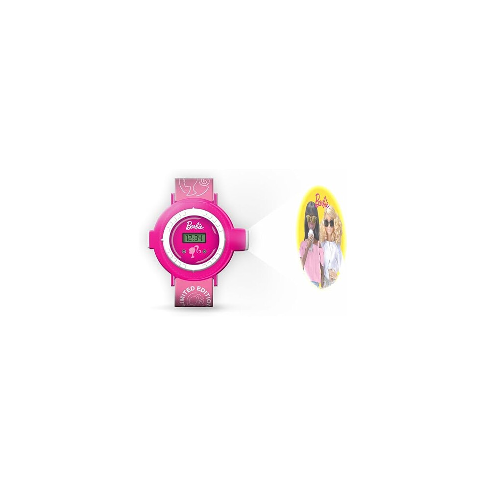 Barbie Childrens Projection Digital Watch With 10 Different Images