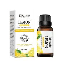 Disunie Lemon Pure Essential Oil, 100% Pure and Natural Moisturising, Anti-wrinkle, Moisturizer, Nourishing, 30 ML