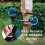 Costway Foldable and Adjustable Kick Scooter with LED Lights - Blue 5