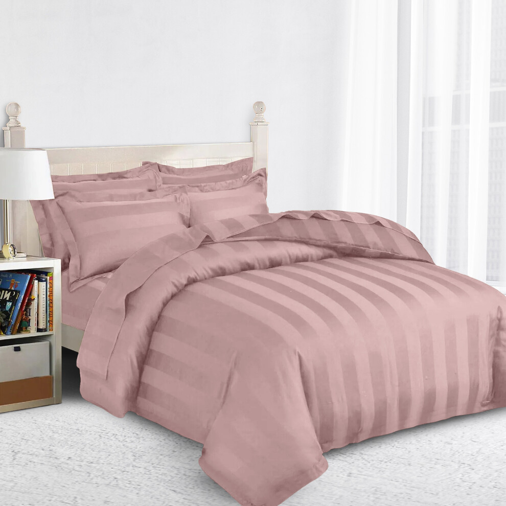 (PEACH - DUVET COVER SET, SUPER KING SIZE DUVET COVER (260x220 CM)) Moonlight Bedding Duvet Cover Set On Sale