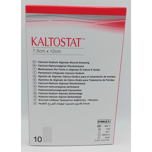 Kaltostat  7.5cm x 12cm Box of 10 2