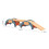 Living And Home (Blue+Orange) Indoor Climbing Frame Set with Two Dual-Sided Slides 7