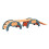 Living And Home (Blue+Orange) Indoor Climbing Frame Set with Two Dual-Sided Slides 3