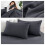 Imperial Rooms (Charcoal, Super King) 4 Piece Duvet Covers Bedding Set Fitted Bed Sheets 3