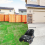 Garden Leaf Sweeper Collector Brush Rake - Push Along 10