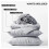 Imperial Rooms (Silver, Double) 4 Piece Duvet Covers Bedding Set Fitted Bed Sheets 3