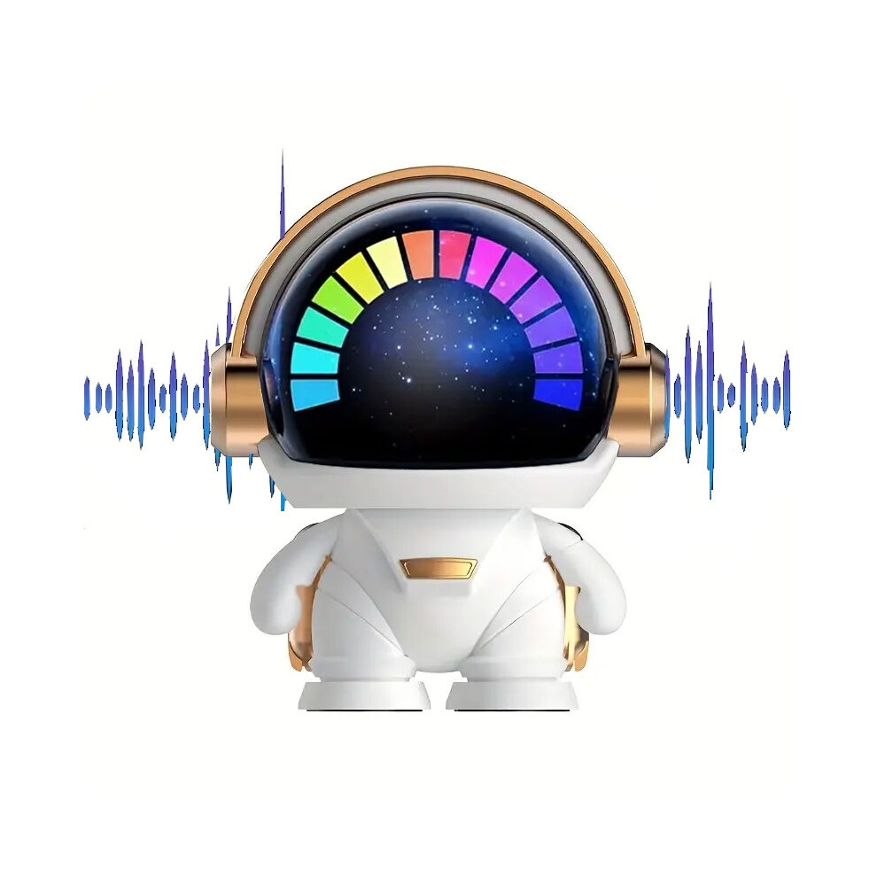 New wireless Bluetooth astronaut astronaut speaker TWS couplet cute desktop space robot subwoofer Bluetooth speaker outdoor gift-image-OPC-PF5N8SF-NEW