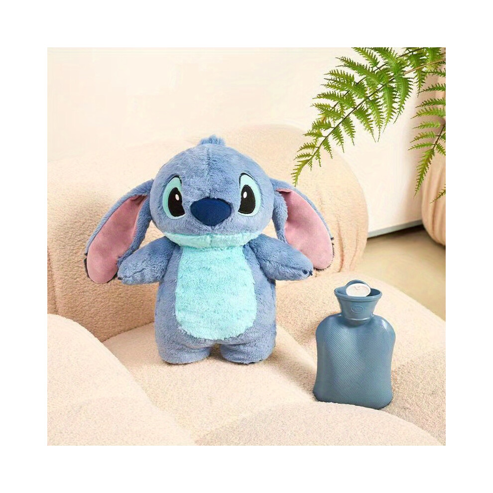 (Stitch) Lilo Stitch Plush Hot Water Bottle, A Cute Anime Item For Winter, A Hand Warmer