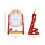 Living And Home Double-Sided Adjustable Drawing Magnetic Easel with Board Games 6