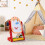 Living And Home Double-Sided Adjustable Drawing Magnetic Easel with Board Games 1