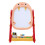 Living And Home Double-Sided Adjustable Drawing Magnetic Easel with Board Games 2