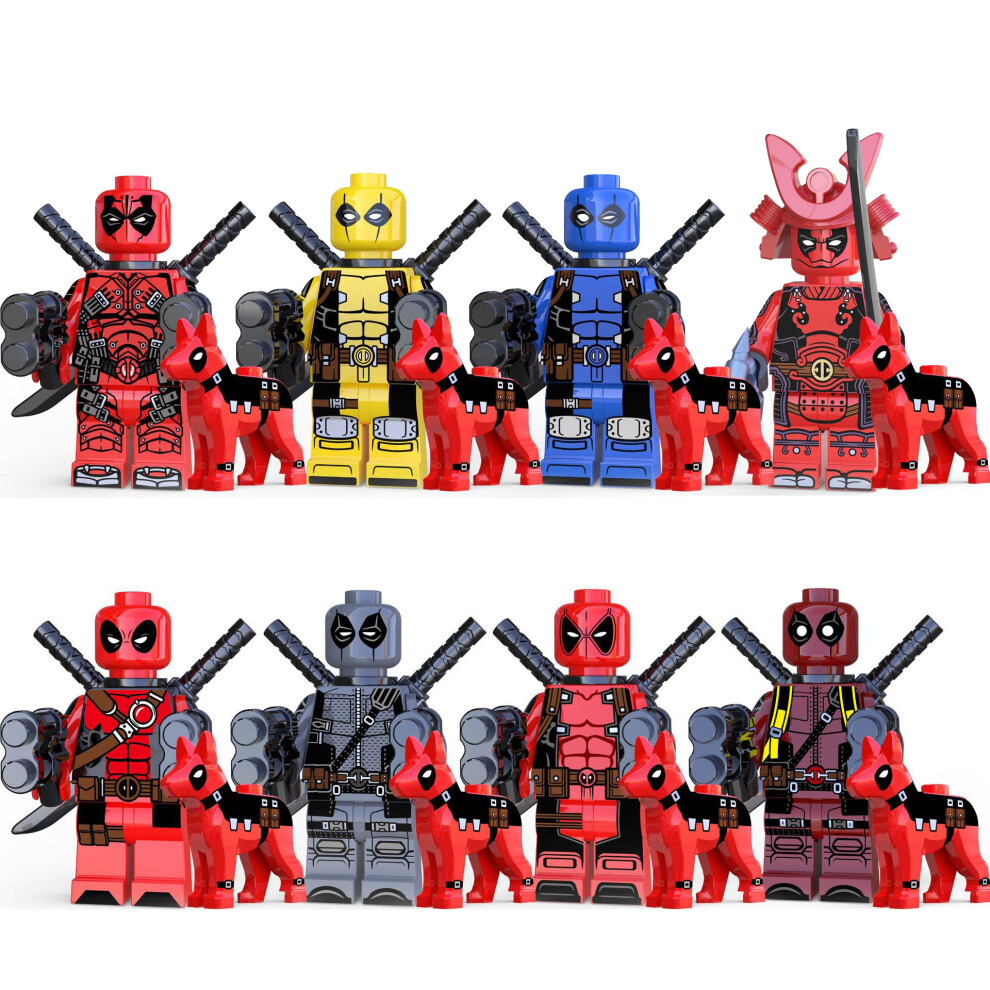 Deadpool Mini Figures Set Children's blocks Fit Lego