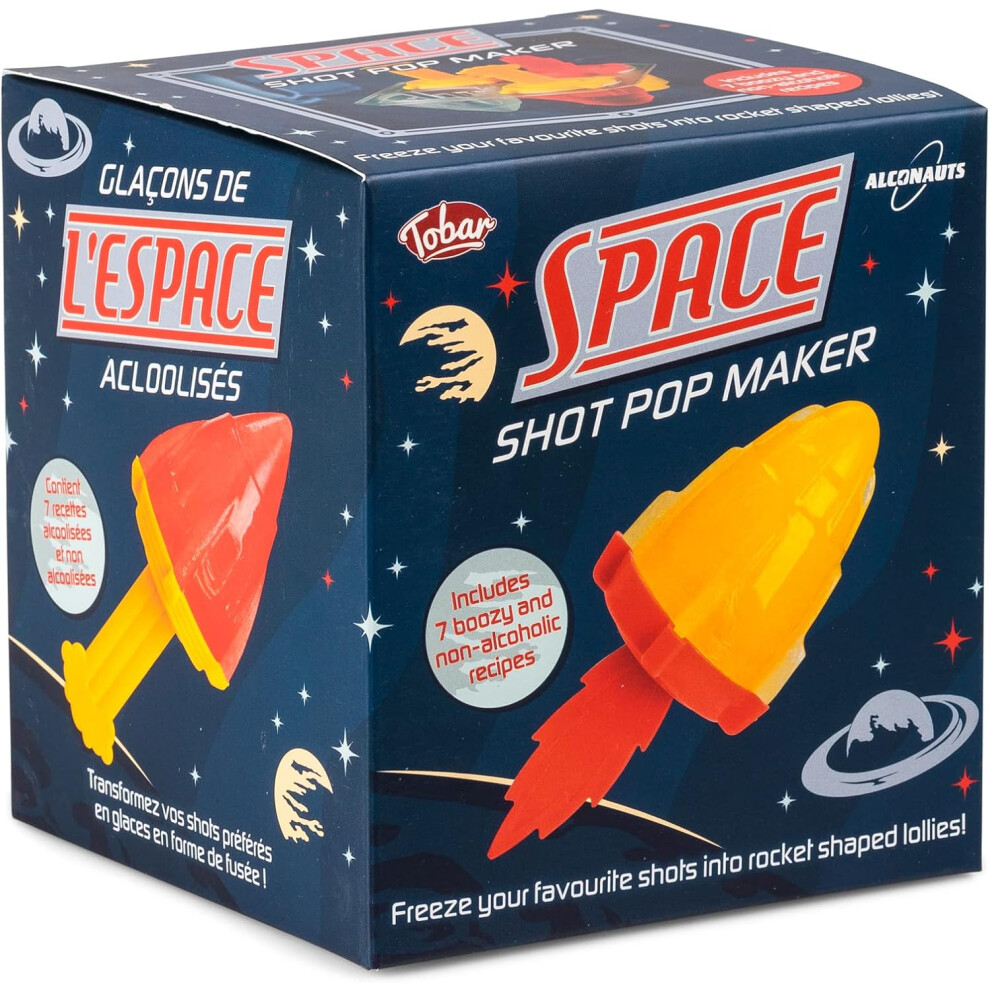 Space Ship Rocket Shot Pop Freezer Ice Lolly Moulds