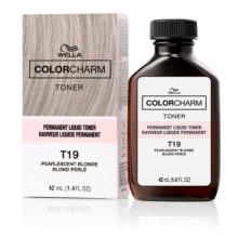 Wella T19 Color Charm Permanent Liquid Hair Toner - Pearlescent Blonde