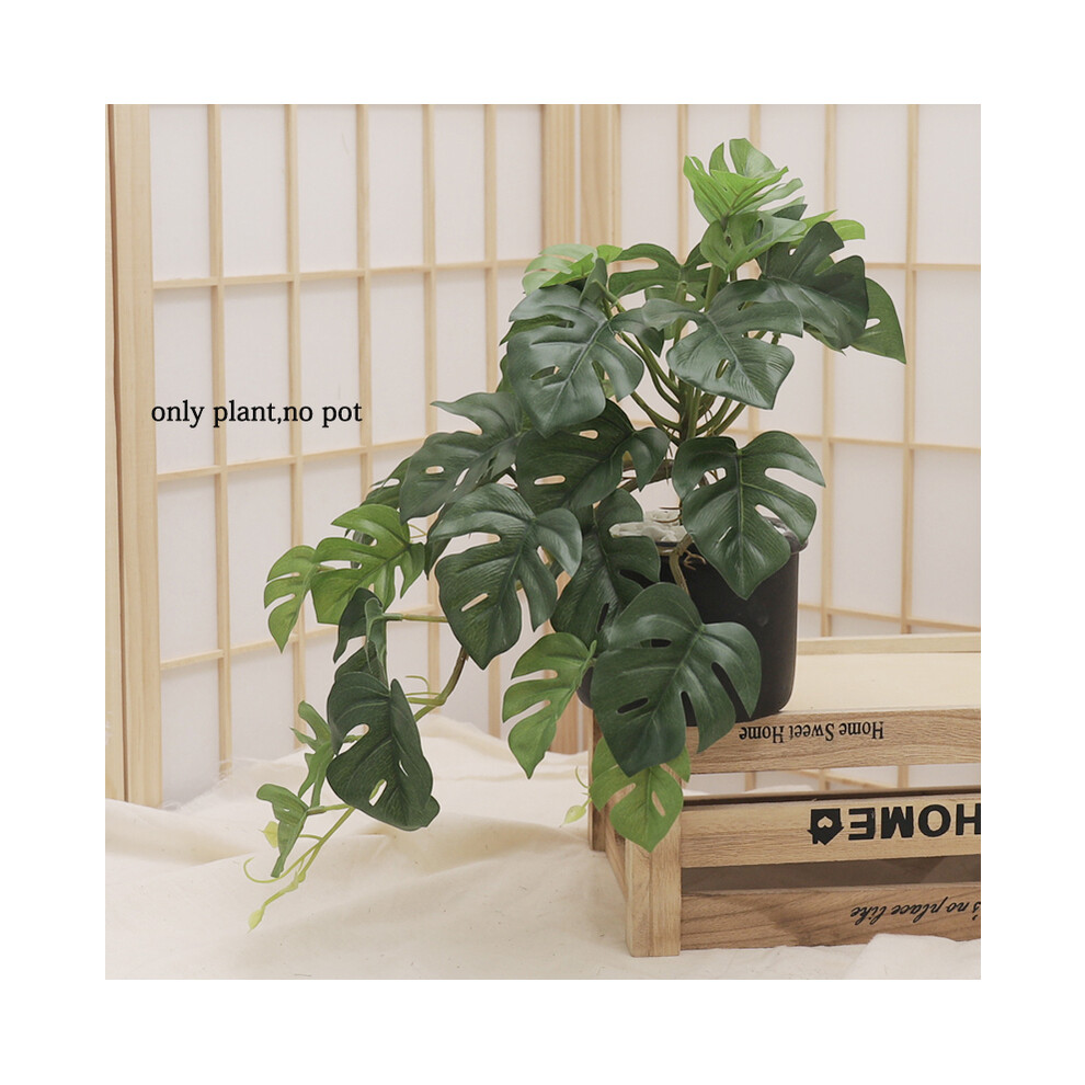 (Palm leaves green) Buy5get2 free Artificial Turtle Back Leaf High Grade Simulation Of Fake-image-OPC-PF5NQB8-NEW