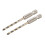 DeWalt DEWALT BLACK&GOLD Hex HSS-G Drill Bits (2) 3.0mm 1
