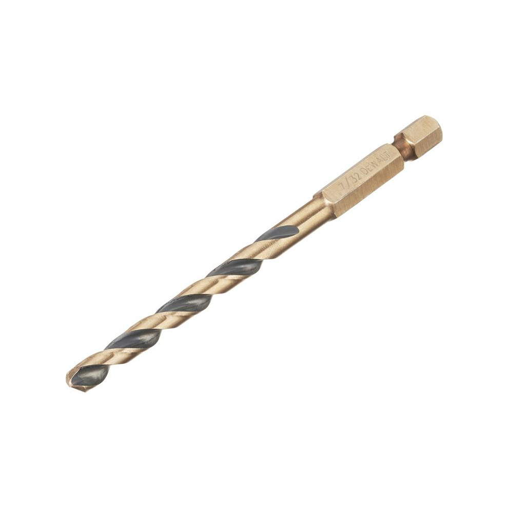Dewalt & Hex Hss-G Drill Bit 5.0Mm Black/Gold