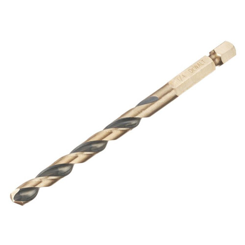 DeWalt DEWALT BLACK&GOLD Hex HSS-G Drill Bit 7.0mm