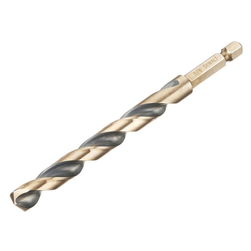 DeWalt DEWALT BLACK&GOLD Hex HSS-G Drill Bit 9.5mm