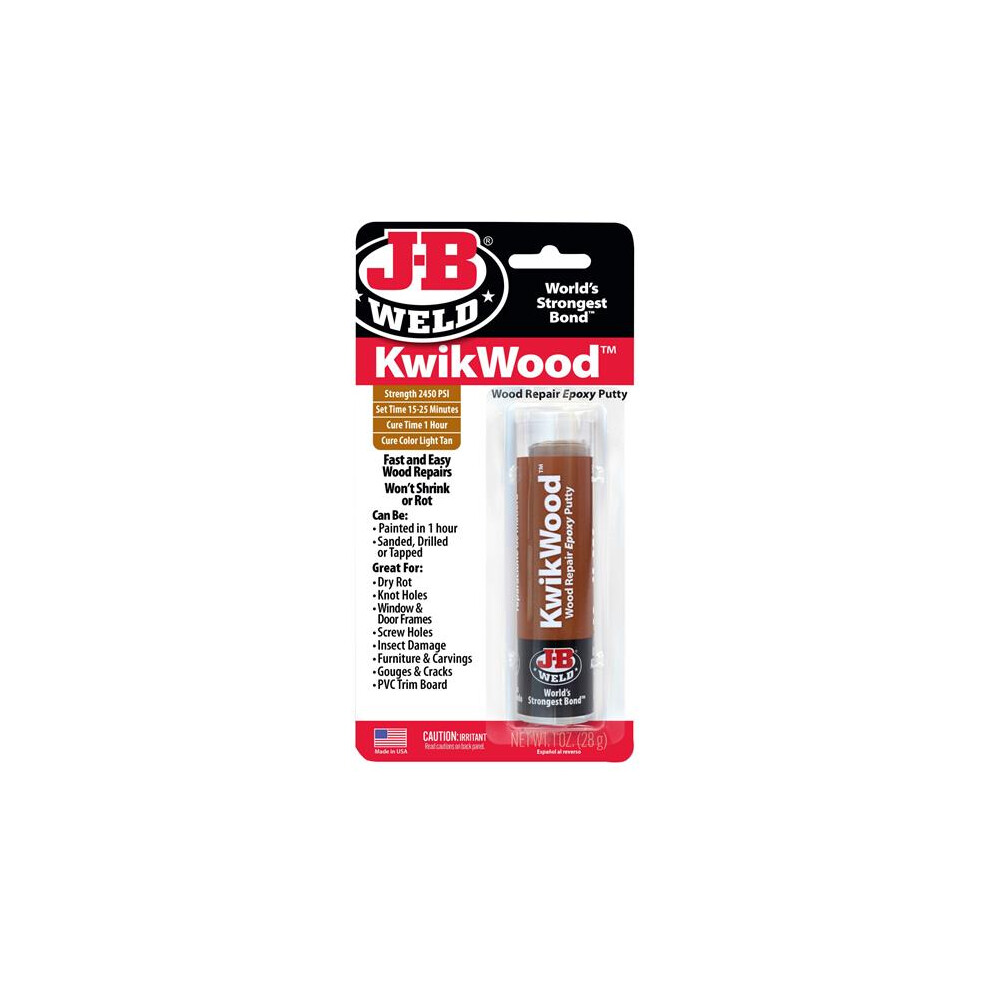 J-B Weld KwikWood Epoxy Putty 57g